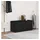 vidaXL Sitzbank mit Stauraum Schwarz Eichen-Optik 102 x 42 x 45 cm