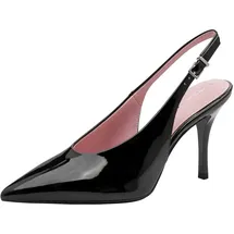 TAMARIS Damen Sling Pump mit Stilettoabsatz, schwarz, 39 EU