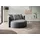 LeGer Home by Lena Gercke XXL-Sessel Isalie Samt/Cord/Bouclé 153 x 98 x 145 cm Grau mit Hocker