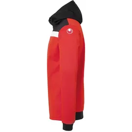 Uhlsport Offense 23 Multi Trainingsjacke mit Kapuze rot/schwarz/weiß 116