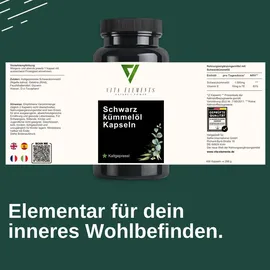 vita elements nature's power Vita Elements Schwarzkümmelöl Kapseln 400 St.