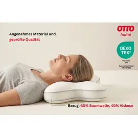 OTTO home Nackenkissen Schmetterling 54 x 44 cm Weiß