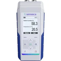 Senseca 486136 PRO D05.2 Multi-Datenlogger Messgröße Temperatur, Luftfeuchtigkeit, Luftdurchsatz,