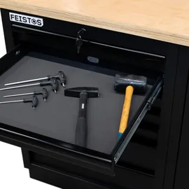 feistos Werkzeugschrank EOS 11 Blackline Schwarz 61x204x200cm