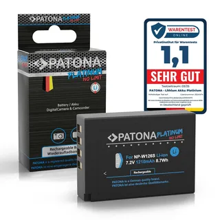 PATONA Akku wie Fujifilm NP-W126s (1140mAh)