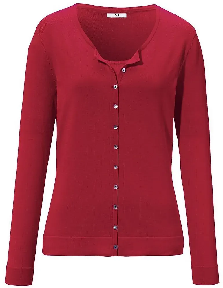 Twinset aus 100% SUPIMA®-Baumwolle Peter Hahn rot, 40
