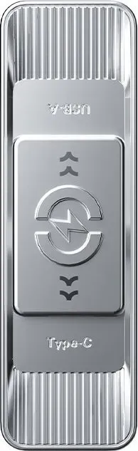 MOVESPEED USB-stick – 128 GB, dual-schnittstelle (USB 3.2 Gen 1 & Typ-C), 570 MB/s lesegeschwindigkeit, 3D-NAND-Flash-speicher, gehäuse aus zinklegierung, silber, YSUSP05-128GSR