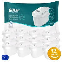 sillar Wasserfilter Kartuschen Weiß 12 St.