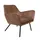 designline Sessel BON Kunstleder 80 x 78 x 80 cm Braun