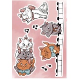 KOMAR Wandtattoo Aristocats Kittens (50 x 70 cm