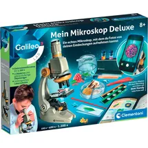 CLEMENTONI Mein Mikroskop Deluxe Mikroskop Weiß