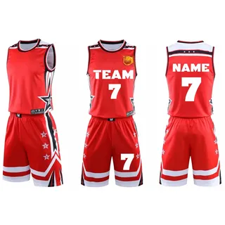 Benutzerdefiniert Basketball Kinder Trikot 2 Stücke, Jungen Basketball Trikot Kinder Jeder Name Nummer Team Logo, Personalisierte Mode Basketball Kleidung Männer