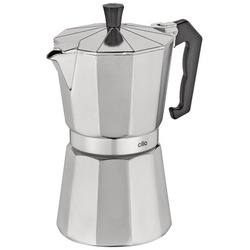Cilio Espressokocher Espressokocher CLASSICO Induktion silberfarben 8.5 cm x 19 cm