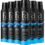 Fa Deospray 150 ml Men Kick Off, 6er Pack, Jahresvorrat, 6x 150 ml