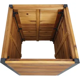 Mendler Pflanzkasten HWC-L23 2er-Set