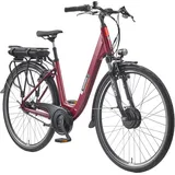 Telefunken RC845 E-City-Bike 28 weinrot