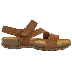 El Naturalista Unisex. 2586011ND005_023 Braune Ledersandalen N5860 (41), Wohnung, Schnalle, Klettverschluss, Lässig, Kunstleder