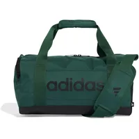 Adidas Unisex Essentials Linear Duffel Bag, Collegiate Green/Black, XS