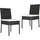 vidaXL Gartenstuhl 47,5 x 94,1 x 44,4 cm schwarz 2 St.