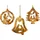 SIKORA Olivenholz Anhnger 3er Set Bethlehem Weihnachten (Nativity) Baumschmuck Krippe Motive