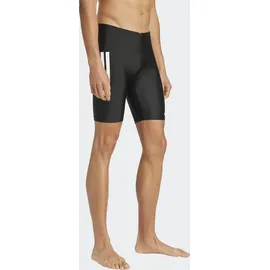 adidas 3-Streifen 8-Inch Jammer-Badehose Black / White S/M