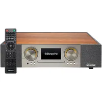 Albrecht DR 1000 All-in-One Soundsystem braun/silber