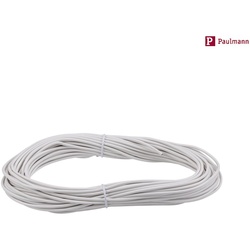 Paulmann LED Seilsystem CORDUO Spannseil, 20 Meter, Ø 2.5mm2, isoliert, für Spannweite 10 Meter, Weiß PAUL-94591