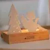 Lichtobjekt Sandane Engel 12cm cremeweiß