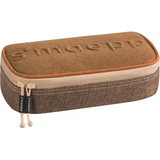 Brunnen Schlampermäppchen s'maepp XL braun, 22,0 x 11,0 cm