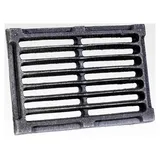 Gussrost – Rechteckiger Gussrost 26,5 x 15,5 x 2,5 cm (10,4'' x 6,1'' x 1'' / 2,7 kg) – Ofenrost, Ascherost, Kaminrost, Tafelrost
