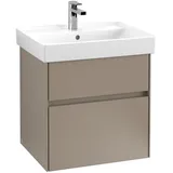 Villeroy & Boch V&B Waschtischunterschrank Collaro 55,4x54,6x44,4cm, WT mittig, taupe