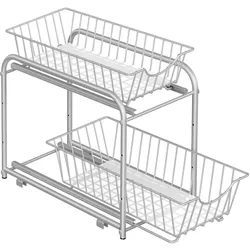Songmics Küchenorganizer-Set Küchenorganizer, (1-tlg), Küchenregal, Ordnungssystem, 2 Ebenen