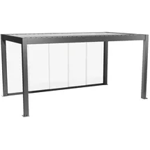 Biohort Glasschiebewand 5 m quarzgrau