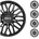 Sparco Radkappen Sparco 16 Zoll Auto Abdeckung Set Grau Schwarz 4X