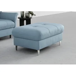 sit&more Hocker SIT & MORE "Marano", blau (hellblau), B:102cm H:43cm T:67cm, 98% Polyester, 2% Polyamid, Hocker, Hocker, mit Stauraum