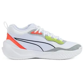 Puma Playmaker Pro Basketballschuhe Herren PUMA White Fiery coral 45