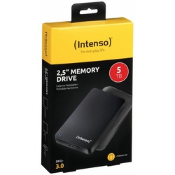 Intenso HDD externe Festplatte Memory Drive 2,5 Zoll 5TB USB 3.0 schwarz externe HDD-Festplatte