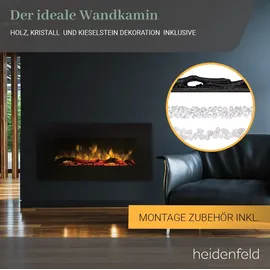 Heidenfeld Elektrokamin HF-WK300 schwarz