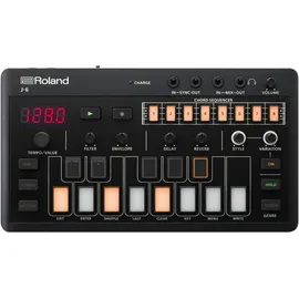 Roland J-6 Synthesizer, Blau, Schwarz