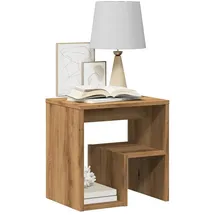 vidaXL Nachtschrank Artisan-Eiche 40 x 30 x 40 cm Braun