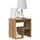 vidaXL Nachtschrank Artisan-Eiche 40 x 30 x 40 cm Braun
