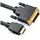 deleyCON 1m DVI-Kabel Schwarz