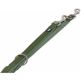 Nobby Hundeleine Führleine Classic Preno 2 m x 1,5 - 2 cm waldgrün