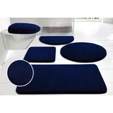 MY HOME Badematte »Merida«, Badvorleger, Badezimmer Teppich«, rutschhemmend beschichtet, fußbodenheizungsgeeignet-schnell trocknend-strapazierfähig, Badteppich, Uni Farben, rechteckig, rund & als 2-tlg.