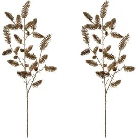 Creativ green Winterliche Kunstpflanze 93 cm champagner