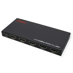 ROLINE 8K HDMI Switch, 4-fach, mit IR-Fernbedienung