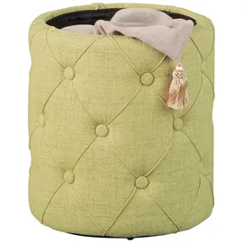 Interlink Hocker mit Stauraum 34 x 40 x 34 cm Gelb