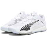 Puma Accelerate Nitro SQD Hallenschuhe 03 - PUMA white/PUMA black/concrete gray 43