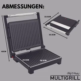 Best Direct Chef O Matic Multigrill 2000 schwarz