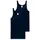 SCHIESSER Unterhemd 2er Pack in Blau | Gr.: 3XL